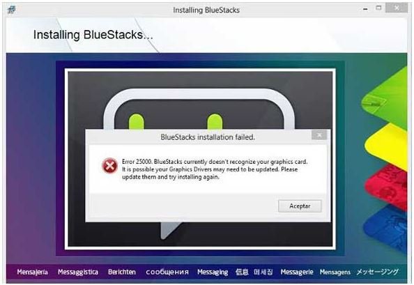bluestacks installer program already installed