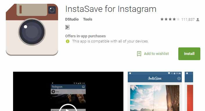 InstaSave Apk for Instagram