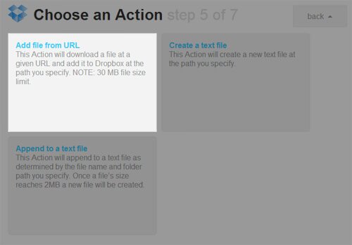 choose an action ifttt ig video download