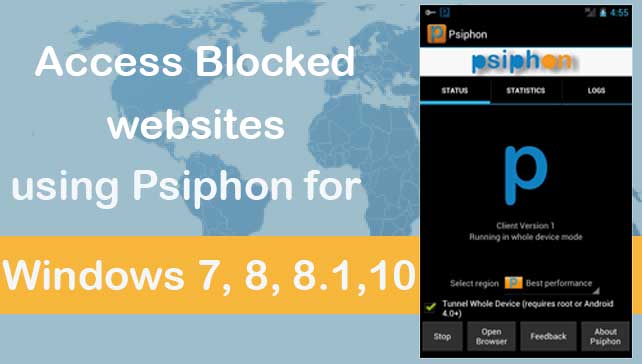 psiphon for pc windows 7,8.1,10