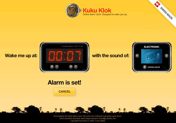 alarm clock kuku