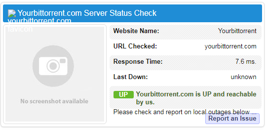 is YourBittorrent down right now