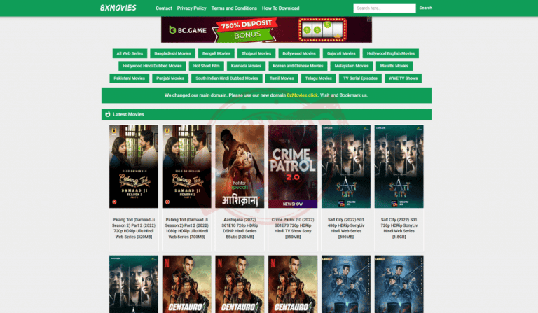 8xMovies (2022): Download Hindi Web Series, Movies, TV Shows, & Short Films